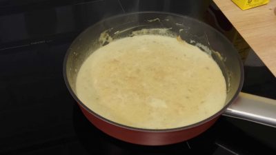Preparación de la salsa bechamel bechamel